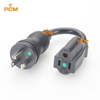 Cable de Extensión de Alimentación con Conector NEMA 5-15P a 5-15R con Punto Verde, 13A/125V 16AWG, para Equipos Médicos de Grado Hospitalario