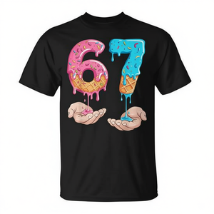 Camiseta Six Seven 67 Meme Ice Cream Drip - Product Image 2