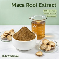 Extrait de racine de Maca en vrac en gros Lepidium Meyenii Walp standardisé à 0,6 % de Macamides CAS 847361-88-0 Matière première végétale