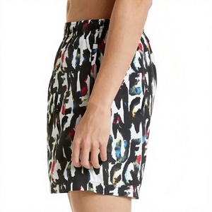 <b>Elastic</b> waist beach <b>shorts</b> Cotton casual <b>men</b> <b>shorts</b> Solid pattern summer <b>shorts</b> Custom <b>men's</b> cotton <b>shorts</b> - Product Image 3