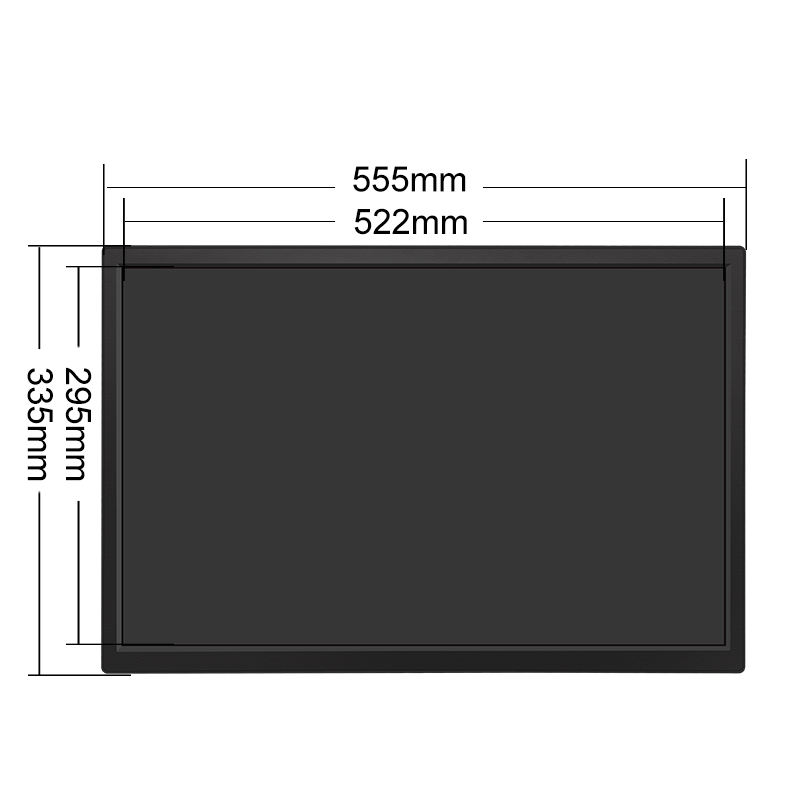 New 23.6 Inch 1920*1080 HD-MI VGA USB Resistive Touch Plastic TFT VESA Wall Mounted Industrial LCD Monitor for Business Use