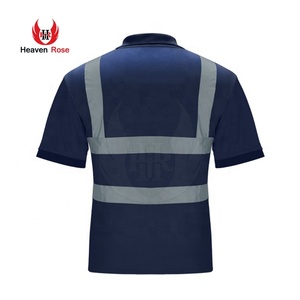 Mejor Precio por encargo de los hombres de verano Casual de algodón para Polo transpirable Hi Vis diseño increíble impreso técnicas de seguridad mejor - Product Image 3