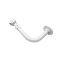 Fournisseur professionnel d'accessoires de vidéosurveillance 45mm de diamètre 60-120CM support de caméra de vidéosurveillance à montage mural en forme de J en alliage d'aluminium télescopique