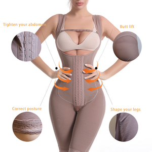 2024 Gaines colombiennes en gros Sol Beauty pour femmes post-partum, body gainant respirant à maintien ferme pour le ventre et rehausseur de fesses - Product Image 1