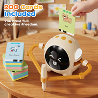 Robot de dessin intelligent pour enfants DW07-C, artiste, 200 cartes, musique, jouet éducatif interactif pour les enfants de 3 ans et plus, cadeau d'anniversaire STEM