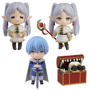 4 pièces/1 ensemble de figurines Sousou No Frieren Frieren, figurine Mimic Himmel, jouets, figurines d'action, ensemble de figurines, collection de poupées, 6,5-8,5 cm - Product Image 1