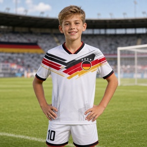 Compra en Línea Uniforme de Fútbol Personalizado del Equipo Nacional Alemán 2022, Modelo 26 2026, <span class=keywords><strong>Camiseta</strong></span> de Fútbol de Francia, <span class=keywords><strong>Argentina</strong></span> y Alemania para Niños - Product Image 1