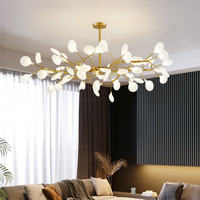 Lustre à Led Moderne Minimaliste Chambre à coucher Salle à Manger Lampe New Creative Ins Nordic Lamps Lustres en Fer