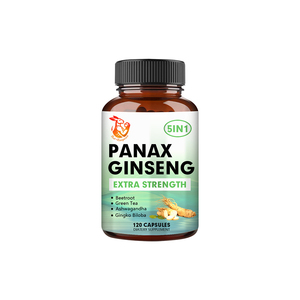 Suplemento para el Cuidado de la Salud, Cápsulas de Jengibre Panax con Té Verde y Ashwagandha para un Apoyo Cognitivo Saludable, Cápsulas para la Salud General - Product Image 1
