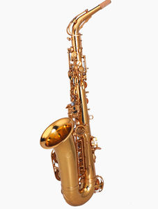 Saxophone alto professionnel en laiton de qualité supérieure avec tonalité Mi bémol et finition laquée or à prix avantageux - Product Image 6