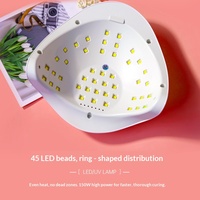 Machine de photothérapie UV/LED RISYAL RL2246 150W à vente directe d'usine, prévient le noircissement des mains, 45 perles lumineuses, séchage rapide
