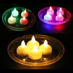 Diwali Decoration Ornaments Indian Small Oil Waterproof Led Candle Floating Lamp <b>Lights</b> up - Product Image 4