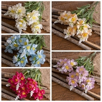 MW77706 Fleurs de Freesia artificielles Fleurs de soie Bouquet de Faux Freesia pour Patio Pelouse Jardin Pot Panier suspendu Décoration de porche