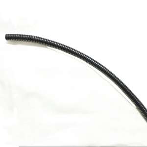 Tuyau en plastique ondulé flexible noir pour la protection des câbles électriques et l'utilisation industrielle - Product Image 1