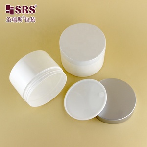 Chất lượng cao tùy chỉnh trang trí 300ml đơn tường PP nhựa <span class=keywords><strong>Jar</strong></span> Trắng - Product Image 6