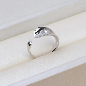 Anillo Estilo Cuchara de Plata S925 Hecho a Mano, Accesorio DIY para Mujer con 6-7 Perlas, Joyería, Soporte Vacío 107 - Product Image 4