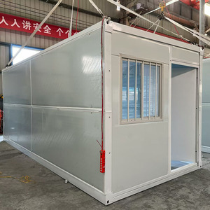 Maison conteneur modulaire préfabriquée, robuste, résistante aux intempéries, ignifuge, isolée, sécurisée, portable, respirante, pliable, pour l'extérieur - Product Image 2