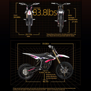 แบรนด์ที่ปรับแต่งได้ - รถจักรยานยนต์แข่ง Hyperbee Teen Racing รุ่น 14/12 และ 12/10 กำลังไฟ 5000 วัตต์ - Product Image 4