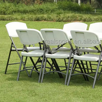 Mesa Plegable de Metal de Fabricante, Mesa de Comedor Moderna Tipo Maletín