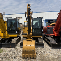 Mini-excavatrice d'occasion pas chère 305.5E2, excavatrice d'occasion du Japon, mini-excavatrice d'occasion Cat305.5E avec moteur et pompe