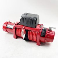 Monte charge rapide, treuil et câble extractible, treil rouge electrr 12v