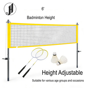 Ensemble combiné de volley-ball et de <span class=keywords><strong>badminton</strong></span> réglable de 22 pieds avec filet anti-affaissement, <span class=keywords><strong>kit</strong></span> de <span class=keywords><strong>jeu</strong></span> extérieur complet avec sac de transport - Product Image 3