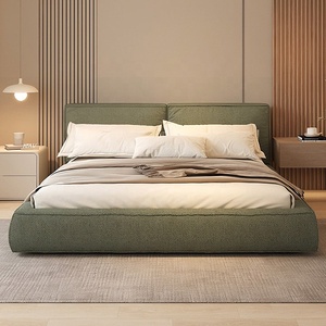 <span class=keywords><strong>Letto</strong></span> in Tessuto Serie Eclettica Tofu Block, Stile Moderno e Semplice, Imbottito a Pavimento, Misura Matrimoniale per Camera da <span class=keywords><strong>Letto</strong></span> - Product Image 3