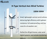 Générateur éolien domestique 220v 380v 10kW 20kW, éolienne verticale haute puissance pour maisons hors réseau, systèmes hybrides solaire-éolien