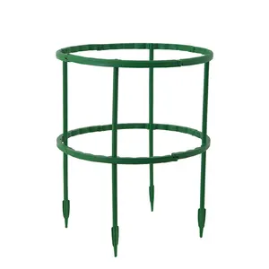 15 cm plastic plant stand garden plant support stake can be connected half round plant support stakes