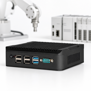 Mini PC industriel sans ventilateur Windows 11, processeur Intel N5095, mini PC <span class=keywords><strong>NUC</strong></span>, USB3.0*4, PC industriel embarqué sans ventilateur - Product Image 1