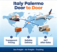 Logistique aérienne porte-à-porte Italie-Palermo, transit rapide, fret réduit, dédouanement et assistance après-vente 24h/24 et 7j/7