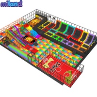 Proveedor Directo de Fábrica de Circuitos de Obstáculos para Parques de Trampolines para Centros Comerciales con Atractivos Módulos de Actividades