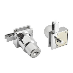Little Doctor Glass <b>Sliding</b> Door <b>Lock</b> Zinc Alloy H Type Cylinder For Display Cabinet Shop <b>Window</b> - Product Image 2
