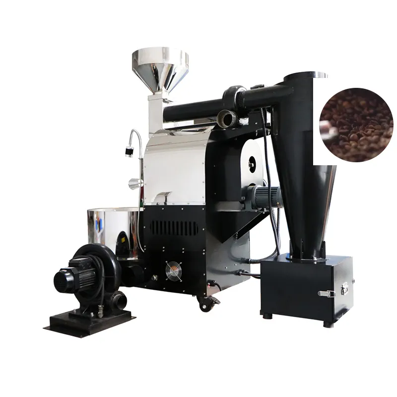 Korea Commercial Taiwan Homemade 1/2 kg North Roast Coffee Roasting Machines coffee Tool Grinder and Tough Roaster with Grinder