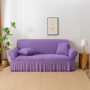 Housse de fauteuil 1 place de style européen avec jupe housse de canapé extensible housse de canapé élastique pour salon - Product Image 4