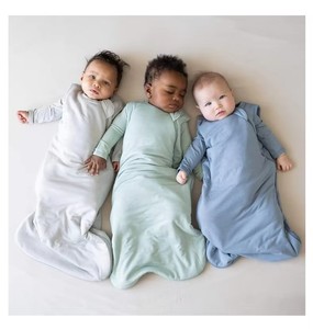 Sac de couchage pour bébé en bambou respirant, doux comme du beurre, 0,5 <span class=keywords><strong>TOG</strong></span>, pour nouveau-né, printemps-été - Product Image 2