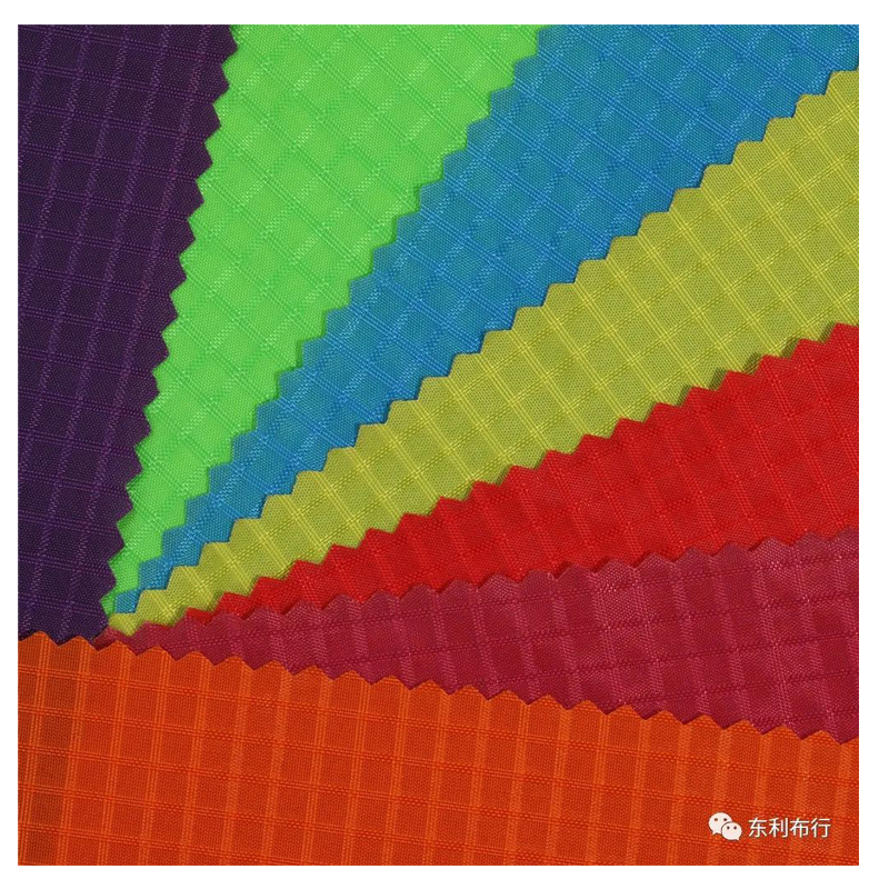 Polyurethane Coated Nylon Fabric 210D Ripstop Nylon Fabric for Tents 200d Ripstop Nylon Oxford Plain Waterproof Uniform GSM Air