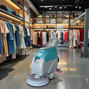 GS460 14 Inch Home Commercial <b>Floor</b> Scrubber Dryer New Indoor Rechargeable Small Scrub <b>Machine</b> Restaurant Hotel Small <b>Floor</b> Scru - Product Image 1