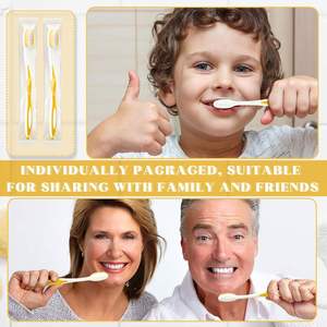 Kit de Cepillo de Dientes y Pasta Dental Desechable de Plástico Económico, con Logotipo y Color Personalizados para Hoteles, Viajes y Aerolíneas - Product Image 4