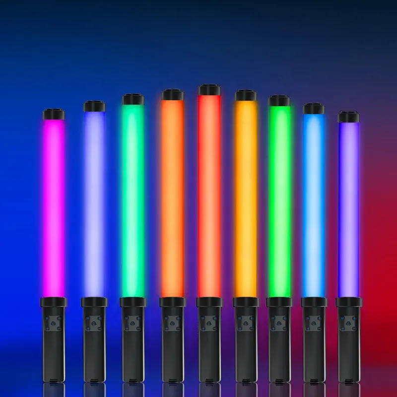 Rechargeable Video RGB Lamp Wand Colorful Flash Speedlight Fill Light Photography Live LED RGB Light Stick