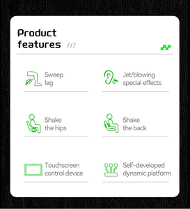 Simulador <span class=keywords><strong>de</strong></span> película 9D, 4 asientos, cine, experiencia inmersiva, diversión Vr, multijugador VR, cine dinámico, estrella, espacio VR - Product Image 6