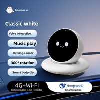 Robot vocal intelligent DiMi Douma pour voiture, en ABS, avec interaction vocale, lecture de musique et dispositif de relaxation