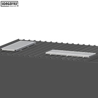 Système de passerelle modulaire pour toiture à joint debout en métal, passerelle de toit, rampes de traversée de toit avec rampes d'accès