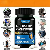 Ausreson OEM Glucosamine Chondroïtine MSM Soutien Articulaire Complément Osseux 500mg 1500mg MSM Calcium Glucosamine Chondroïtine Capsules