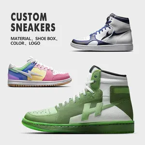 OEM New Fashion Product Designer Customized LOGO Sneakers Breathable Casual Flat Sports Walking Style Retro Custom Men Shoes
