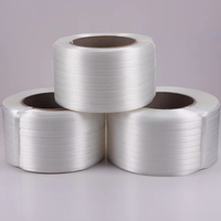 Rouleau de cerclage composite en polyester haute résistance 13mm-50mm, écologique et résistant à l'eau pour l'emballage logistique