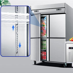 Commercial Kitchen 2 4 6 Glass Door Stainless Steel <b>Freezer</b> Upright <b>Freezers</b> 01.SMBG.BLDW.LC-04 01.SMBG.BLDW.LC-04 01.SMBG.BLDW. - Product Image 6