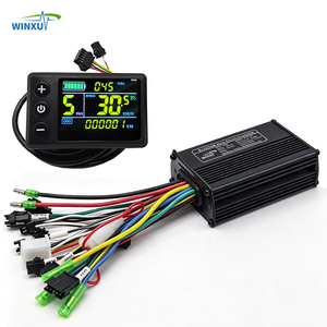คอนโทรลเลอร์มอเตอร์ฮับไร้แปรงถ่านแบบไซน์เวฟ 36V 48V 52V 60V 500W 750W สำหรับจักรยานไฟฟ้าและสกู๊ตเตอร์ไฟฟ้า พร้อมหน้าจอ LCD สี S866 - Product Image 1