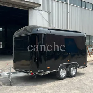Remolque de Comida Móvil Estándar Europeo, Carritos de Venta de Café, Camión de Comida Rápida para la Venta en la Calle - Product Image 2