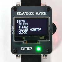 Deauther Watch XII : Outil de test de sécurité IoT, pour hackers, geeks et créateurs. DSTIKE Deauther Watch SE : Outil de programmation et de diagnostic.